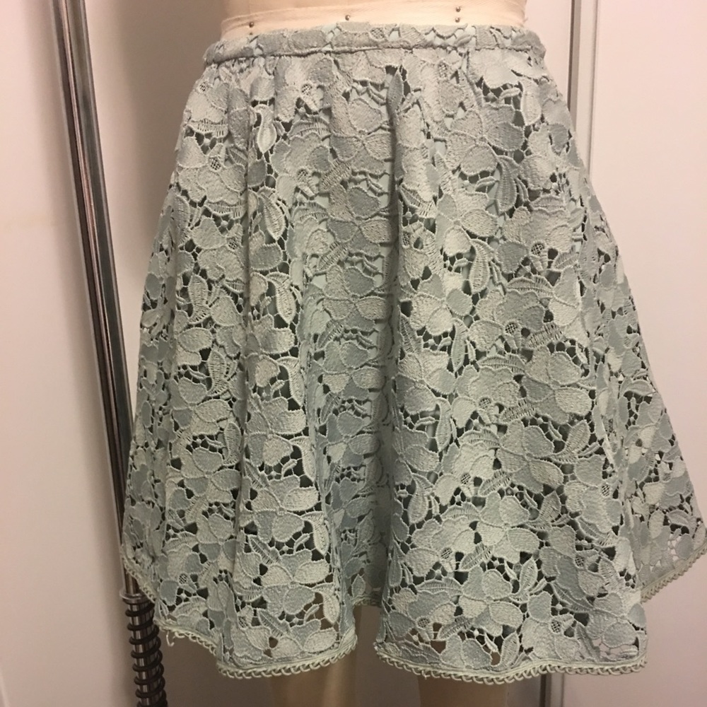 Paper Crown By Lauren Conrad Mint Green Skirt Size XS-S